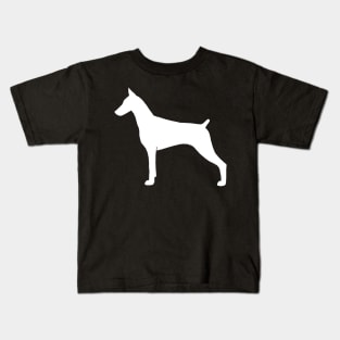 Doberman Pinscher Silhouette(s) Kids T-Shirt